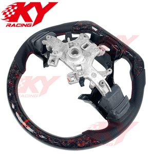 Auto <b>Interior</b> <b>Accessories</b> for Dodge 2010-2024 Ram 1500 2500 3500 TRX Customized Forged Carbon Fiber Sport Style Steering Wheel - Product Image 3