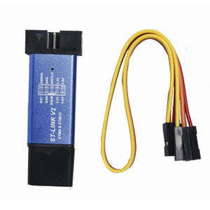 ดีบักเกอร์ St-Link V2 สำหรับการเขียนโปรแกรมและการดีบักไมโครคอนโทรลเลอร์ STM8 STM32 พร้อมสายเคเบิลในชุด - Product Image 1