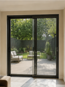 Porte coulissante en alliage d'aluminium à <span class=keywords><strong>prix</strong></span> d'usine, grandes portes coulissantes en verre pour patio, balcon, extérieur, usage domestique - Product Image 2
