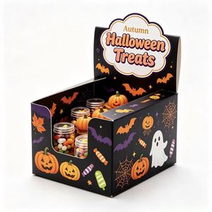 Autumn Christmas Gifts Eco-Friendly Self Erecting <b>Display</b> <b>Box</b> Magnetic Closure Ivory Board Rectangle Recyclable Four Color - Product Image 2