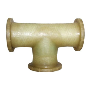 ทีท่อที GRP ป้องกันการกัดกร่อนสำหรับท่อบำบัดน้ำเสียอุตสาหกรรม - Product Image 1