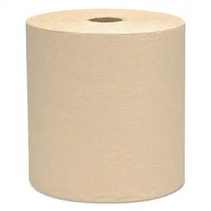 Rollo de toalla de papel de bambú, alta calidad, virgen, reciclaje, precio de fábrica, maxi rollo industrial