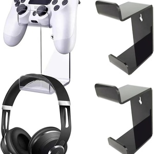 High Quality Custom Logo Portable Acrylic Clear Game <b>Controller</b> Dock Holder <b>Stand</b> Morden Style with Slots - Product Image 1