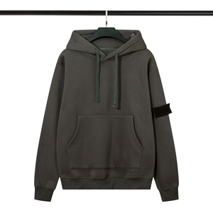 <span class=keywords><strong>Sweat</strong></span> à <span class=keywords><strong>capuche</strong></span> en polaire avec badge en pierre pour l'automne et l'hiver, style mode pour les amoureux, marque de vêtements pour hommes - Product Image 4