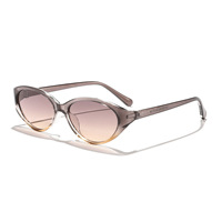 LBA 97257 Lunettes de soleil personnalisées avec logo, imprimé léopard vintage 2026, style Y2K, pour le cyclisme, protection UV400, lunettes de soleil œil de chat pour hommes et femmes