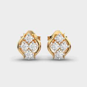 Stylish Diamond <b>Stud</b> <b>Earrings</b> for Women 925 Sterling <b>Silver</b> Luxury Fine Jewelry Brilliant Everyday Fashion Accessory Gift - Product Image 4