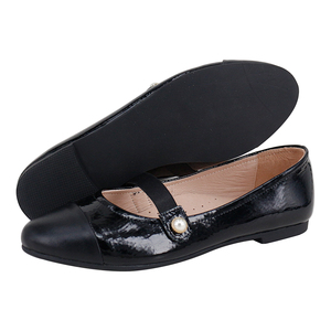 Ragazze adolescenti casuale decorazione della Perla di base piatta pattini di estate del bambino in vera pelle morbida di stile di balletto scarpe - Product Image 3