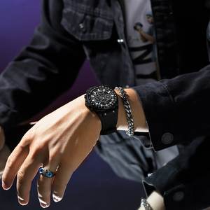 Reloj Deportivo de Cuarzo para Hombre, Modelo 833049M, Resistente al Agua, Luminoso, con Calendario y Cronógrafo, Reloj Masculino - Product Image 4