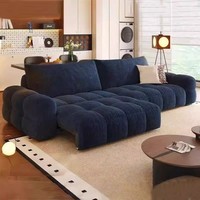 Canapé-lit électrique Marshmallow, canapé escamotable rembourré en chenille, mobilier de salon