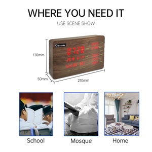 <b>Digital</b> Quran Set Muslim <b>Clock</b> Automatic Alarm Islamic Azan <b>Clock</b> Quran Surah Mp3 - Product Image 5