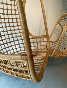 Chaise suspendue en rotin 100% naturel, best-seller, artisanat, mobilier d'extérieur, balançoires de patio, chaise œuf pour la décoration de la maison et du jardin - Product Image 6