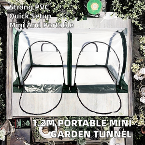 Mini Túnel Portátil Impermeable de PVC para Cultivo, Cubierta Plegable para Plantas de Jardín, Patio o Terraza - Product Image 2