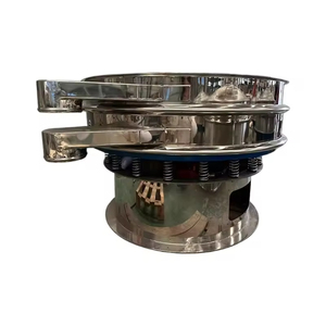 Nhiệm vụ nặng nề công nghiệp ROTARY rung sàng máy động cơ bền thép không gỉ đen Dirt <span class=keywords><strong>screener</strong></span> cho sàng lọc bột - Product Image 5