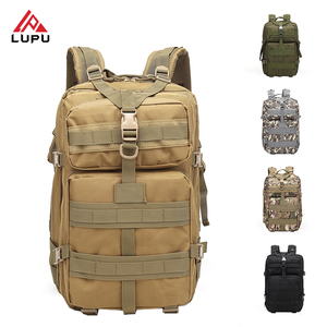 45L Tactical <b>Backpack</b> <b>Waterproof</b> Large Capacity Camouflage Sports Daypack Zipper Closure Polyester Lining For Hiking - Product Image 1