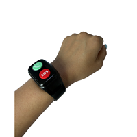 Bracelet intelligent 4G LTE avec fonction SOS d'urgence pour personnes âgées, enfants et adultes, contrôle de la santé, détection de chute, suivi GPS, fréquence cardiaque, compteur de pas