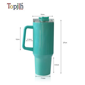 Topjlh Tumbler in Acciaio Inox a Doppia Parete da 40oz con Cannuccia, per Sublimazione, Vendita all'Ingrosso, Logo Personalizzato per Auto, <span class=keywords><strong>Negozi</strong></span> e Punti Vendita - Product Image 3