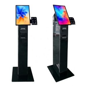 Windows/Android System Payment Kiosk 15.6/21.5 Inch Touch Screen QR <b>Scanner</b> <b>Printer</b> Cash Receive Self Service Machine - Product Image 2