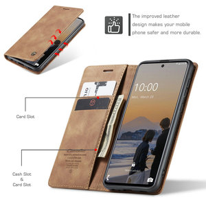 <span class=keywords><strong>CaseMe</strong></span>-Funda de cuero con tapa magnética para teléfono móvil, Funda de cuero con tapa magnética, <span class=keywords><strong>iPhone</strong></span> para 16, 15 Pro Max, novedad - Product Image 2