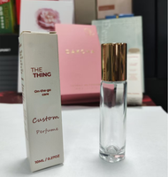Boîte à parfum personnalisée de luxe en papier avec matériaux recyclés et doublure en éponge, emballage vide pour flacons de 10 ml à 100 ml