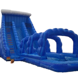 Beste Prijs Zomer Waterpark Glijbaan Hoge Kwaliteit Opblaasbare Zwembad Glijbaan Met Kasteel Uitsmijter Voor Gebruik En Verkoop Buitenshuis - Product Image 1