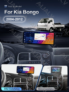 Cadre 12,3 pouces <span class=keywords><strong>pour</strong></span> KIA BONGO 2004-2012 LHD, finition texturée, garniture de console <span class=keywords><strong>centrale</strong></span> automobile, kit complet d'unité principale, montage facile - Product Image 5