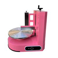 Machine à glaçage automatique et commerciale pour gâteaux d'anniversaire de forme ronde, machine à décorer les gâteaux