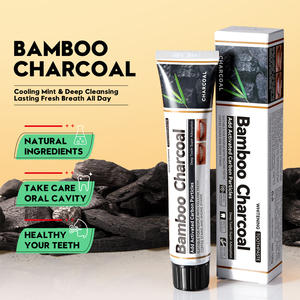 Dentifrice blanchissant au charbon <span class=keywords><strong>de</strong></span> bambou naturel personnalisé, super adsorption profonde, élimine les taches <span class=keywords><strong>de</strong></span> <span class=keywords><strong>café</strong></span> et <span class=keywords><strong>de</strong></span> fumée - Product Image 2