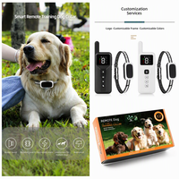 Appareil d'entraînement intelligent pour chien le plus vendu, étanche, en ABS, fonctions sonores, vibratoires et de choc, anti-aboiement, pour dressage d'animaux