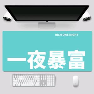 Leather <b>Desk</b> Pad Rectangle 2Mm Thick Cartoon Design Non Slip Extra <b>Large</b> Office Gaming Mouse Pad - Product Image 4