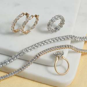 Conjunto de Joyería de Oro de 14K/18K y Plata 925 Personalizado al Por Mayor Directo de Fábrica Fabricante de Joyería OEM - Product Image 1