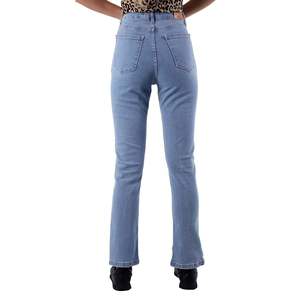 Pantalones Vaqueros de Mezclilla Transpirables para Mujer, Talla Grande XL, Corte Ajustado, Estilo Boyfriend con Abertura Frontal, Elásticos y Holgados - Product Image 3