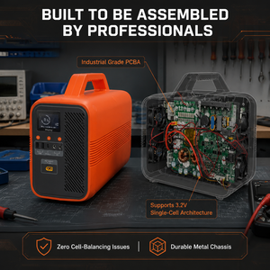 Kit de Estación de Energía Portátil de 500W, Generador Solar con Batería, Chasis Compatible con Celdas Individuales LiFePO4 de 314Ah y 280Ah, LFP DIY ESS - Product Image 3
