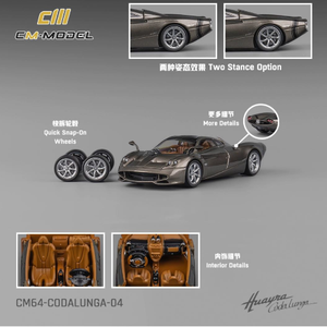 Modellino Auto in Lega CM 1:64 GTR35 SennaGTR, Veicolo Die-Cast da Collezione, CM64-UTOPIA CM64-CODALUNGA CM64-IMOLA CM64-LB488 - Product Image 3