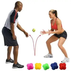 Chrt商品物理硅胶健身房运动器材橡胶海绵运动反应训练六角敏捷球