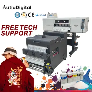 60 см Dtf печатная машина A1 Dtf принтер одежды толстовка футболки принтер с порошковым встряхиванием машина
