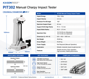 เครื่องทดสอบแรงกระแทกแบบแมนนวลสำหรับวัสดุโลหะ <span class=keywords><strong>ISO</strong></span> <span class=keywords><strong>148</strong></span> ASTM E23 เครื่องทดสอบแรงกระแทกแบบชาร์ปี - Product Image 4