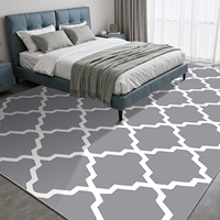 Tapis scandinave pour chambre d'enfant, lavable en machine, en polyester à poils ras, antidérapant, pour chambre de bébé et salle de jeux, impression personnalisée, fabriqué à la machine, adapté aux animaux domestiques