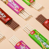 OEM&ODM, marque privée, bâtonnets de biscuits enrobés de fruits aux saveurs variées, emballés individuellement