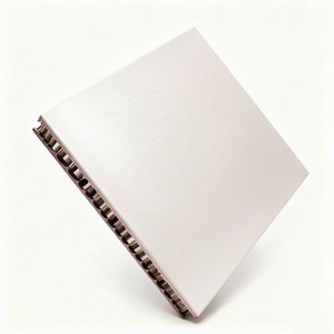 Échantillon gratuit de panneau en nid d'abeille en aluminium ignifuge, taille personnalisée, revêtement mural métallique pour systèmes de façade de bâtiment extérieur - Product Image 2