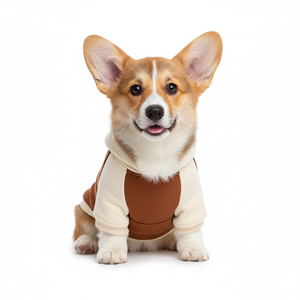 포켓과 리드 클립이 있는 스포티한 경량 강아지 & 고양이 후드티 - 컬러블록 캐주얼 애완동물 스웨트셔츠 (야외 및 일상 착용용) - Product Image 4