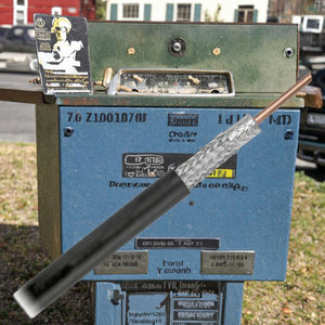 Cu कोएक्सियल CcTV कैमरा वीडियो पावर केबल rg6 rg59 rg11 cccs संचार केबल - Product Image 4