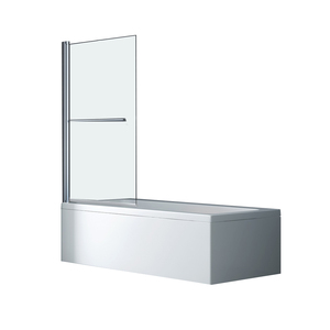 Blossom 6mm sans cadre mural Pivot verre <span class=keywords><strong>baignoire</strong></span> écran <span class=keywords><strong>de</strong></span> douche plateau rectangulaire apparence carrée pour hôtels - Product Image 1