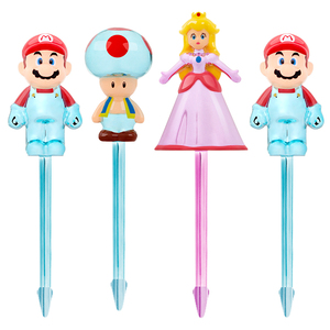 Accesorios de Cocina con Diseño de Princesa de Dibujos Animados, Juego de Tenedores y Palillos Desechables de Plástico Personalizados, Únicos, para Lonchera Bento de Frutas para Niños - Product Image 1