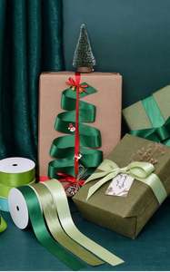 Ruban gros-grain double face en cuir, 100 yards par rouleau, 196 couleurs, vente en gros d'usine, personnalisable - Product Image 2