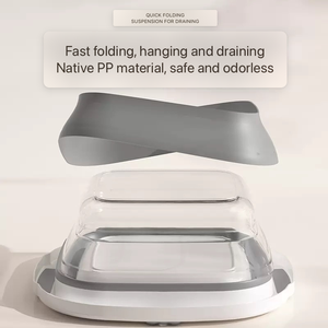 Bassin de lavage pour bébés, rond, pour enfants, lavage du visage, des pieds, douche, bassin de lavage pour bébé, ensemble cadeau, bain - Product Image 3