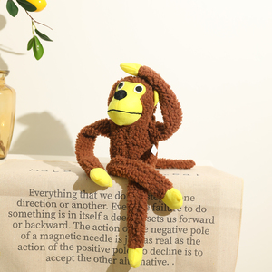 2025 звучащие плюшевые игрушки обезьяна жевательный звук головоломки игрушки для собак - Product Image 6