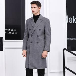 Cappotto lungo da <span class=keywords><strong>uomo</strong></span> in lana da <span class=keywords><strong>uomo</strong></span> in lana Double face in Nylon - Product Image 6