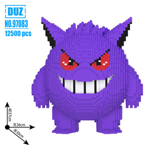 新着 35/47cm コレクション DUZ 組立式 イーブイ ゲンガー ダイヤモンドブロック フィギュア カビゴン ゼニガメ マジックビルディングブロック玩具 - Product Image 3
