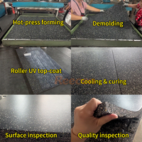 Vente chaude usine : Dalles en caoutchouc de 20 mm pour salle de sport, absorption des chocs, tapis de gym anti-vibration, usage intensif Crossfit