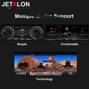 For Land Cruiser Prado 2010-2023 LCD Instrument <b>Digital</b> Dashboard Panel Cluster GPS Speedometer Virtual Cockpit Tachometer <b>Clock</b> - Product Image 5